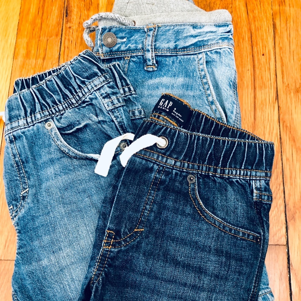 Bundle 3-pair pull on denim shorts